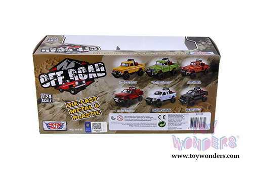 Motormax Off Road - Chevrolet® Apache™ Fleetside Pickup Truck (1958, 1/24 scale diecast model car, Green) 79135GN