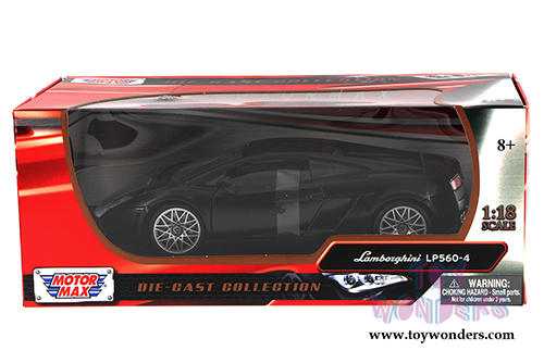 Motormax - Lamborghini Gallardo LP560-4 Hardtop (1/18 scale diecast model car, Black) 79152BK