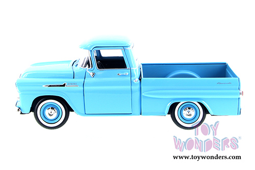 Showcasts Collectibles - Chevy Apache Fleetside Pickup Truck (1958, 1/24 scale diecast model car, Asstd.) 79311/16D