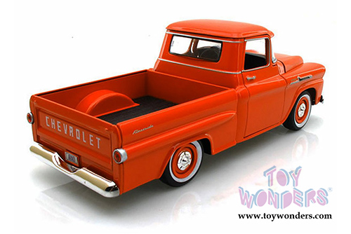 Showcasts Collectibles - Chevy Apache Fleetside Pickup Truck (1958, 1/24 scale diecast model car, Orange) 79311AC/OR
