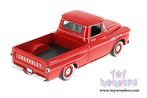 Showcasts Collectibles - Chevy&reg; Apache&trade; Fleetside Pickup Truck (1958, 1/24 scale diecast model car, Red) 79311AC/R