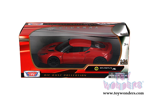 Motormax - Lotus Evora S Hard Top (1/24 scale diecast model car, Red) 79313