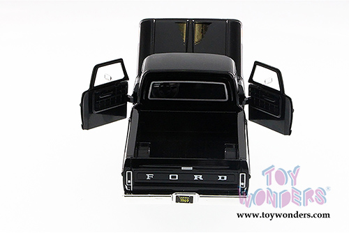 Showcasts Collectibles - Ford F-100 Pickup (1969, 1/24 scale diecast model car, Black) 79315AC/BK