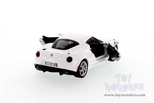Showcasts Collectibles - Alfa Romeo 4C Hard Top (1/24 scale diecast model car, Asstd.) 79320/16D
