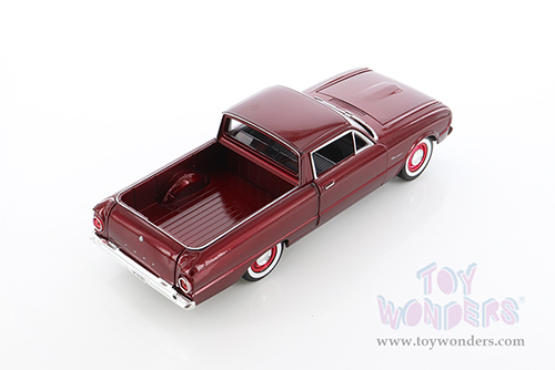 Showcasts Collectibles - Ford Ranchero Pickup Truck (1960, 1/24 scale diecast model car, Burgundy) 79321M/16D