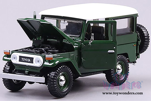 Motormax Platinum Collection - Toyota FJ40 (1/24 scale diecast model car, Blue) 79323PTM