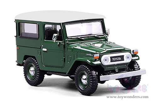 Motormax Platinum Collection - Toyota FJ40 (1/24 scale diecast model car, Green) 79323PTMG
