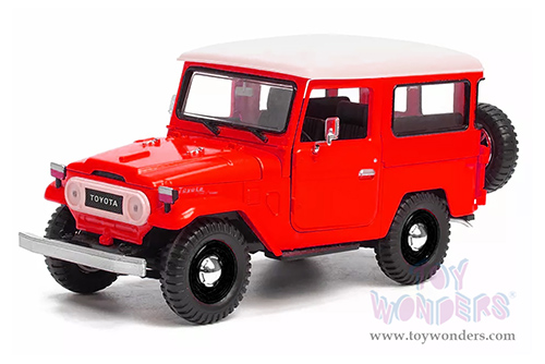 Motormax Platinum Collection - Toyota FJ40 (1/24 scale diecast model car, Red) 79323PTMR