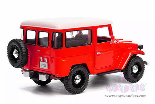 Motormax Platinum Collection - Toyota FJ40 (1/24 scale diecast model car, Red) 79323PTMR