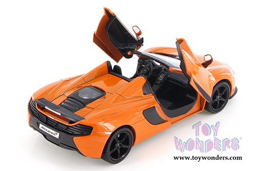Showcasts Collectibles - McLaren 650S Spider Convertible (1/24 scale diecast model car, Asstd.) 79326/16D