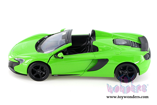 Showcasts Collectibles - McLaren 650S Spider Convertible (1/24 scale diecast model car, Green) 79326GN