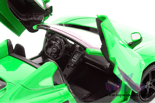 Showcasts Collectibles - McLaren 650S Spider Convertible (1/24 scale diecast model car, Green) 79326GN