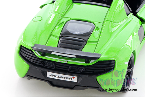 Showcasts Collectibles - McLaren 650S Spider Convertible (1/24 scale diecast model car, Green) 79326GN