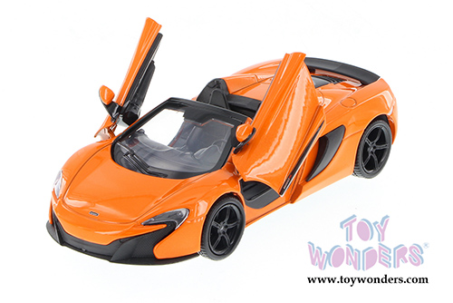 Showcasts® Collectibles - McLaren 650S Spider Convertible (1/24 scale diecast model car, Orange) 79326OR MAP: $22.99