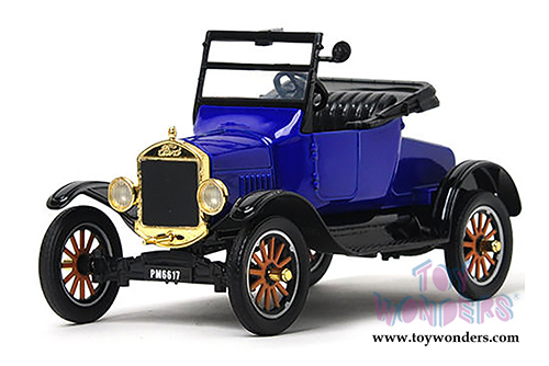 Motormax Platinum Collection - Ford Model T Runabout Convertible (1925, 1/24 scale diecast model car, Blue) 79327PTM