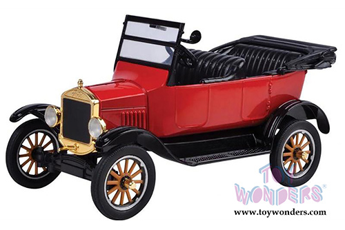 Motormax Platinum Collection - Ford Model T Touring Convertible (1925, 1/24 scale die cast model car, Red) 79328PTM