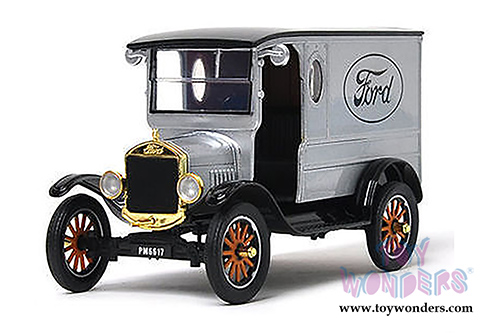Motormax Platinum Collection - Ford Model T Paddy Wagon (1925, 1/24 scale diecast model car, Silver) 79329PTM