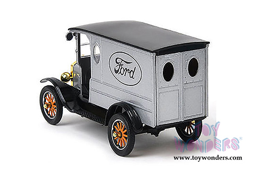 Motormax Platinum Collection - Ford Model T Paddy Wagon (1925, 1/24 scale diecast model car, Silver) 79329PTM