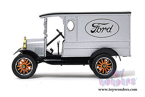 Motormax Platinum Collection - Ford Model T Paddy Wagon (1925, 1/24 scale diecast model car, Silver) 79329PTM