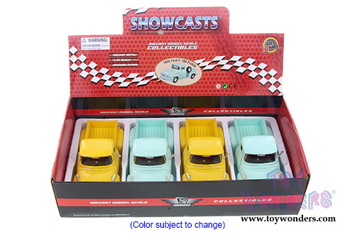 Showcasts Collectibles - Ford F-100 Pickup Truck (1955, 1/24 scale diecast model car, Asstd.) 79341/16D
