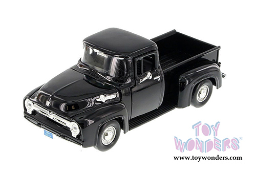 Showcasts Collectibles - Ford F-100 Pickup Truck (1955, 1/24 scale diecast model car, Black) 79341AC/BK