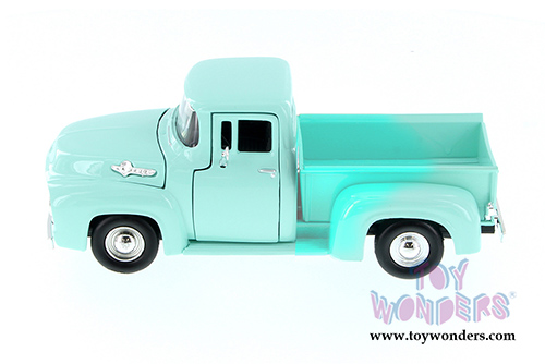 Showcasts Collectibles - Ford F-100 Pickup Truck (1955, 1/24 scale diecast model car, Green) 79341AC/GN