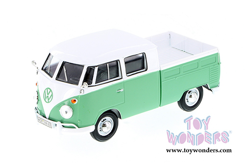 Showcasts Collectibles - Volkswagen Type 2 Pickup Bus (1/24 scale diecast model car, Green) 79343GN