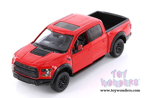 Showcasts Collectibles - Ford F-150 Raptor Pickup (2017, 1/27 scale die cast model car, Asstd.) 79344/16D