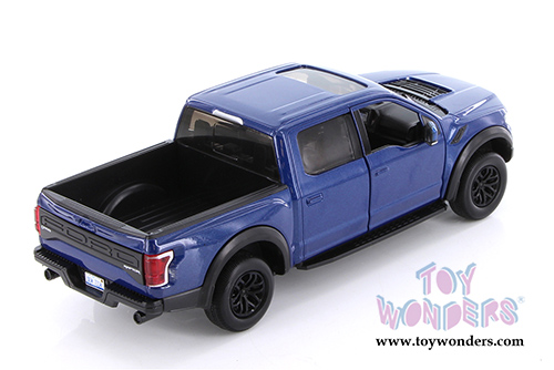 Showcasts® Collectibles - Ford F-150 Raptor Pickup (2017, 1/27 scale die cast model car, Blue) 71344BU MAP: $22.99