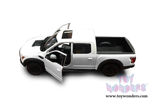 Showcasts Collectibles - Ford F-150 Raptor Pickup (2017, 1/27 scale die cast model car, White) 79344W