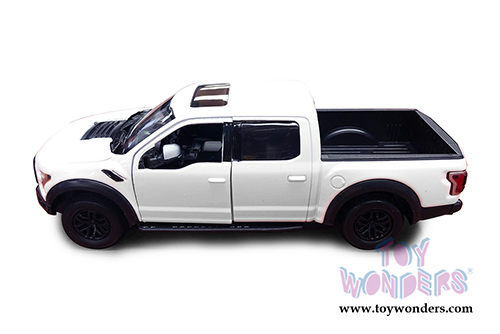 Showcasts Collectibles - Ford F-150 Raptor Pickup (2017, 1/27 scale die cast model car, White) 79344W