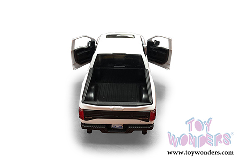 Showcasts Collectibles - Ford F-150 Raptor Pickup (2017, 1/27 scale die cast model car, White) 79344W