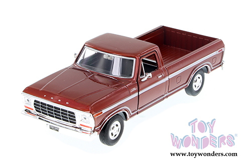 Motormax - Ford F-150 Custom Pickup (1979, 1/24 scale diecast model car, Burgundy) 79346AC/BR