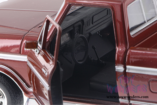 Motormax - Ford F-150 Custom Pickup (1979, 1/24 scale diecast model car, Burgundy) 79346AC/BR