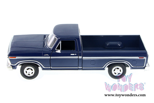 Motormax - Ford F-150 Custom Pickup (1979, 1/24 scale diecast model car, Blue) 79346AC/BU