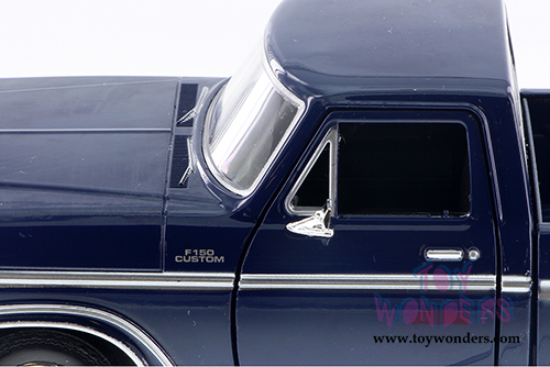 Motormax - Ford F-150 Custom Pickup (1979, 1/24 scale diecast model car, Blue) 79346AC/BU