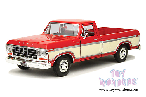 Showcasts Collectibles - Ford F-150 Custom Pickup (1979, 1/24 scale diecast model car, Red) 79346AC/R