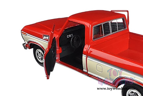 Showcasts Collectibles - Ford F-150 Custom Pickup (1979, 1/24 scale diecast model car, Red) 79346AC/R