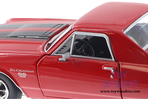 Motormax - Chevy El Camino&trade; SS 396 Hardtop (1970, 1/24 scale diecast model car, Red) 79347AC/R