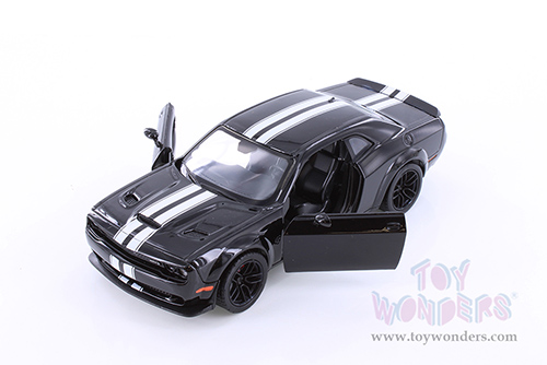 Showcasts Collectibles - Dodge Challenger SRT Hellcat Widebody Hardtop (2018, 1/24 scale diecast model car, Black) 79350M/16D