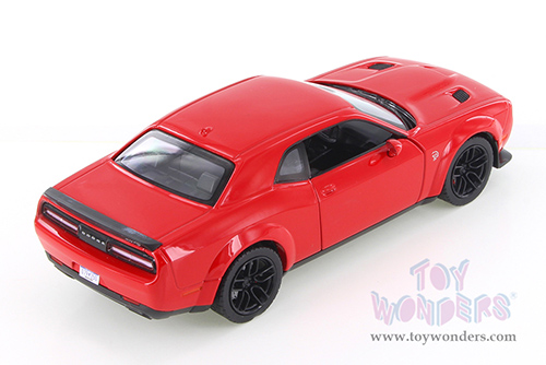 Showcasts® Collectibles - Dodge Challenger SRT Hellcat Widebody Hard Top (2018, 1/24 scale diecast model car, Tor Red) 71350TR MAP: $22.99