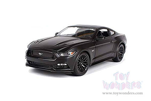 Showcasts Collectibles - Ford Mustang GT Hardtop (2018, 1/24 scale diecast model car, Matte Black) 79352MBK