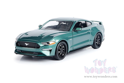 Showcasts® Collectibles - Ford Mustang GT Hardtop (2018, 1/24 scale diecast model car, Metallic Green) 79352GN MAP: $22.99