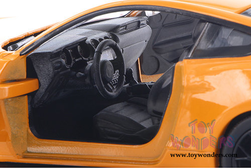 Showcasts Collectibles - Ford Mustang GT Hardtop (2018, 1/24 scale diecast model car, Orange) 79352OR
