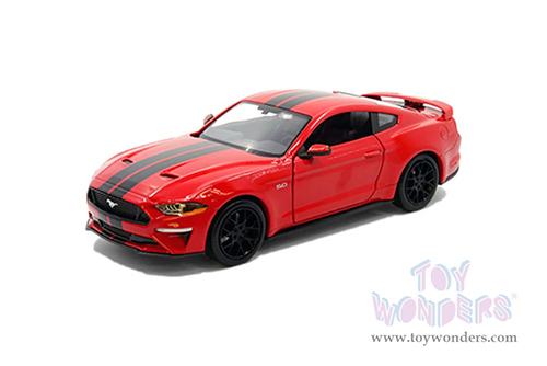 Showcasts Collectibles - Ford Mustang GT Hardtop (2018, 1/24 scale diecast model car, Red) 79352R
