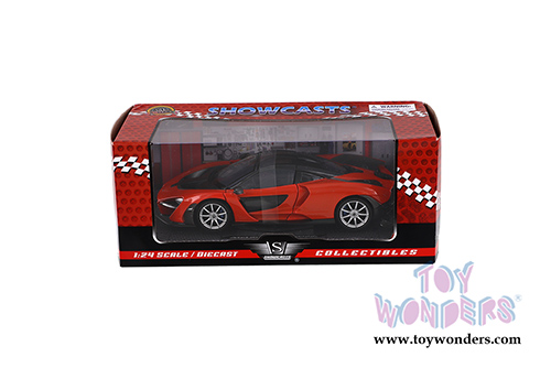 Showcasts Collectibles - McLaren Senna Hardtop (1/24 scale diecast model car, Trophy Mira) 79355M