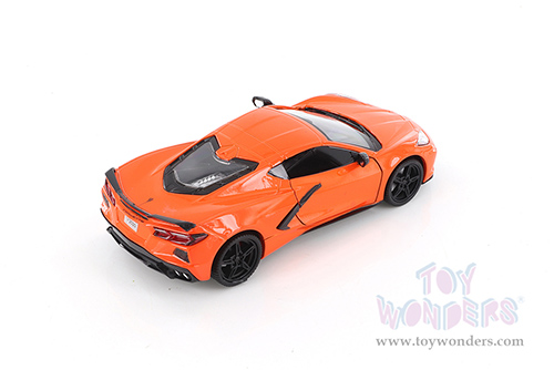 Showcasts  Collectibles - Chevrolet&reg; Corvette&reg; C8 Stingray Hardtop (2020, 1/24 scale diecast model car, Orange) 79360OR/16D