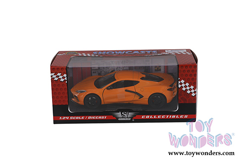 Showcasts  Collectibles - Chevrolet&reg; Corvette&reg; C8 Stingray Hardtop (2020, 1/24 scale diecast model car, Orange) 79360OR