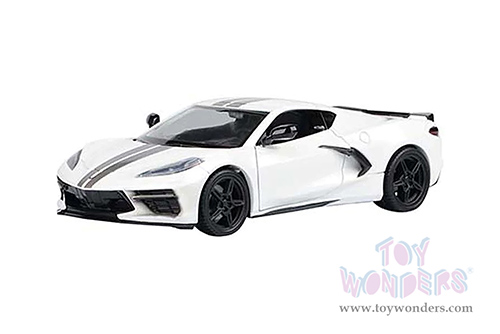Showcasts  Collectibles - Chevrolet&reg; Corvette&reg; C8 Stingray Hardtop (2020, 1/24 scale diecast model car, White) 79360WHK