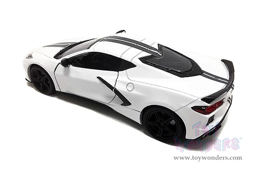 Showcasts  Collectibles - Chevrolet&reg; Corvette&reg; C8 Stingray Hardtop (2020, 1/24 scale diecast model car, White) 79360WHK